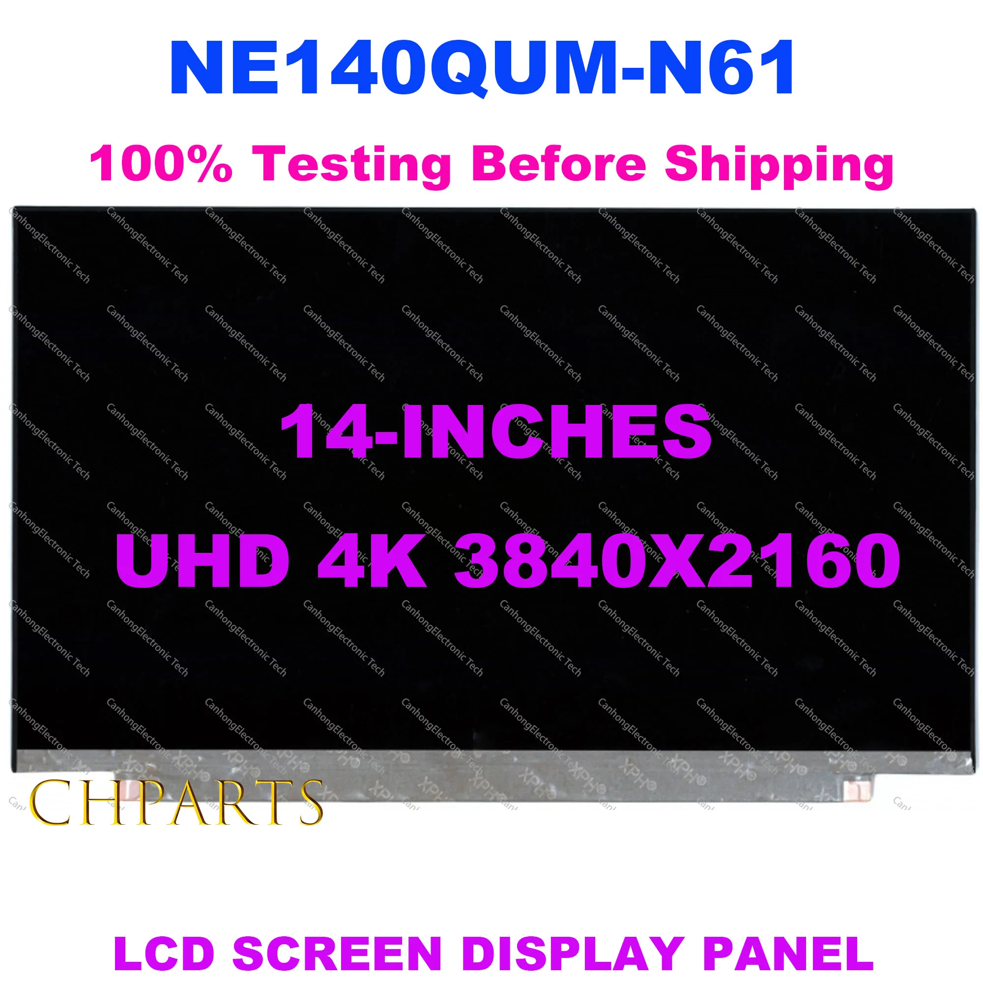 - 14, 0  NE140QUM-N61 V5.0 UHD IPS,    Lenovo T14 Gen 1 T14s X1 Carbon 8 Gen FRU: 5D10V82348