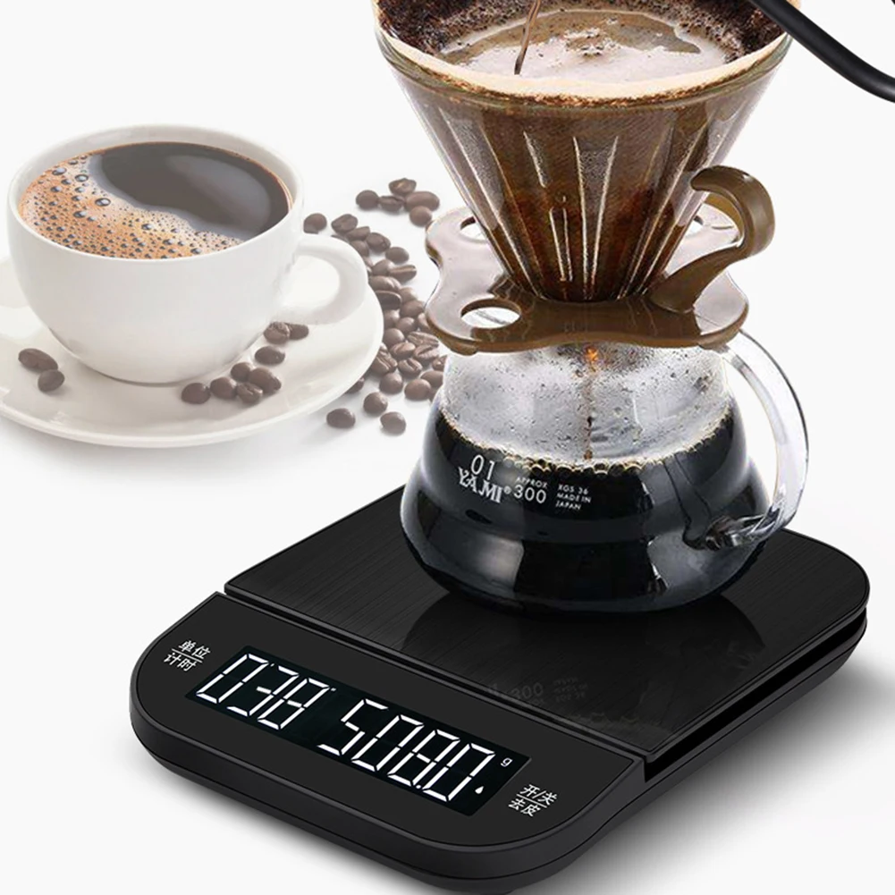 

Новинка 2022, весы Timemore BLACK BASIC + для кофе, умные цифровые весы для кофе, электронные капельные весы для кофе с таймером, 2 кг