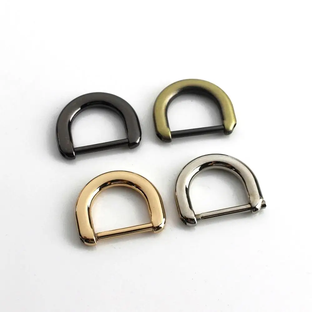 

1pcs Metal 20mm Detachable Open Screw D Ring Buckle Fashion Buckle for Leather Craft Bag Strap Belt Handle Shoulder Webbing