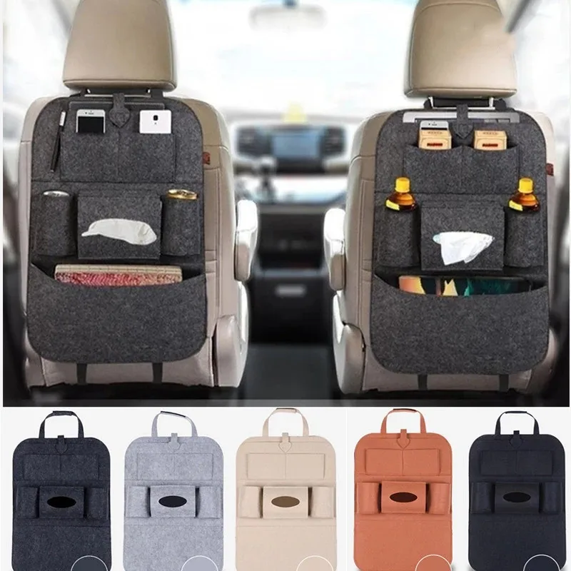 

Car Seat Holder Auto Car Seat Back Multi-Pocket Storage Bag Organizer Holder Accessory Black Car Seat Bag Car Back Seat Storage