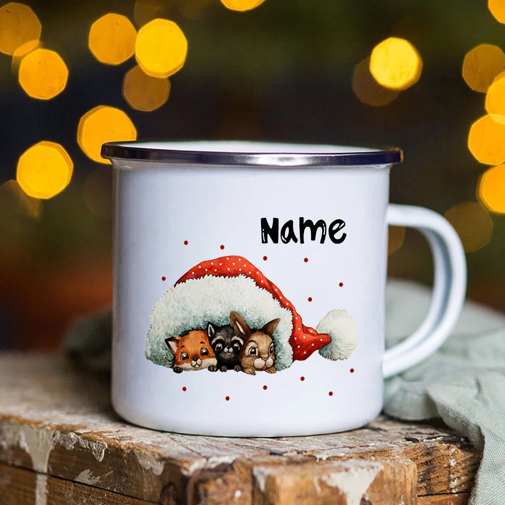 Эмалированная кружка с именем