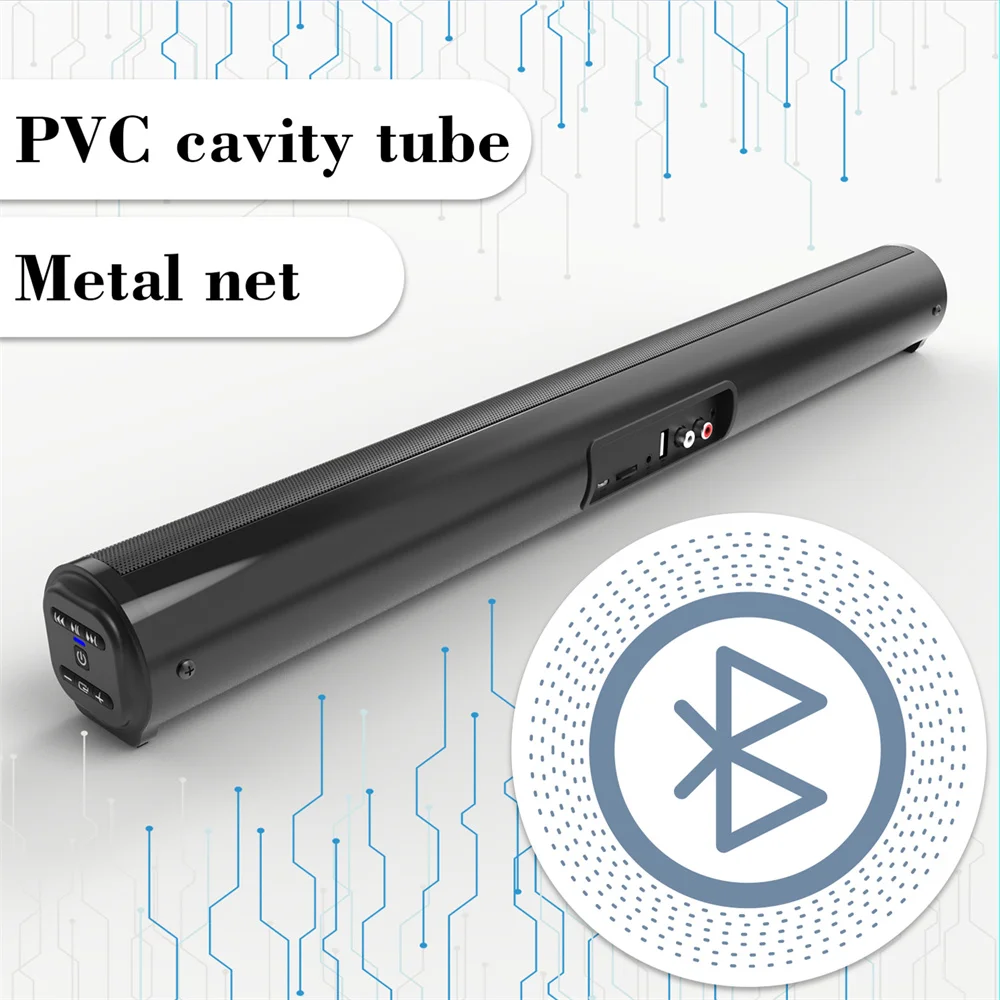 

Саундбар Bluetooth-динамик для рабочего стола, для дома и улицы, супер мощный проектор звука для телевизора, сабвуфер, Портативная звуковая панель