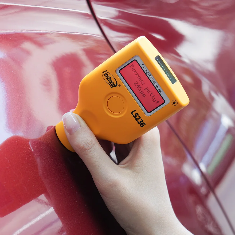 LS236 двойной экран трехцветное устройство для тестирования покрытия автомобиля