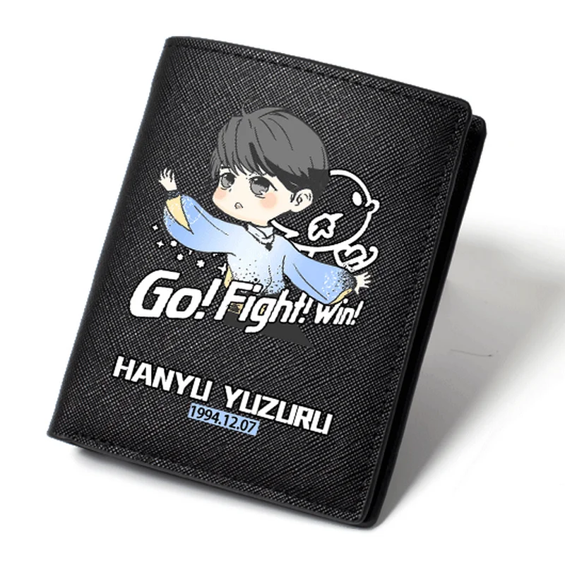 Кошелек Hanyu yuзуu для фигурного скейтборда искусственная кожа кожаный чехол