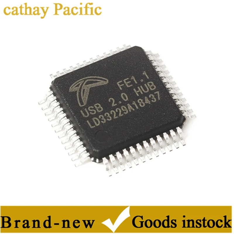 

Brand new original stock FE2.1 FE1.1 CQFP48A Taiwan Tang Ming FEUSB2.0/HUB7 port shunt IC chip