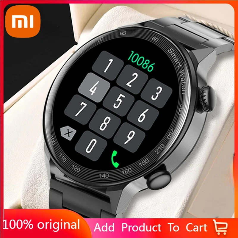 

Xiaomi Bluetooth Call Smart watch Men Full touch Screen Sports fitness watch Bluetooth is Suitable For Android ios Smartwatch