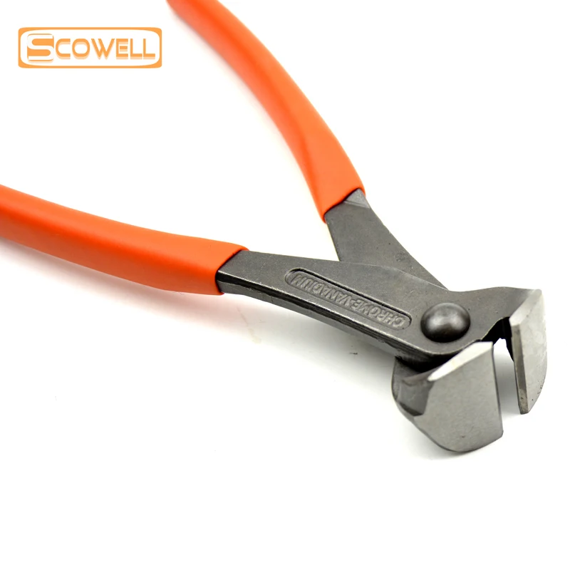 

8" inch Chrome Vanadium Steel End Cutting Pliers Red Handle Tower Pincers Nail Clipper Multitool Nippers DIY Hand Tools Tweezer