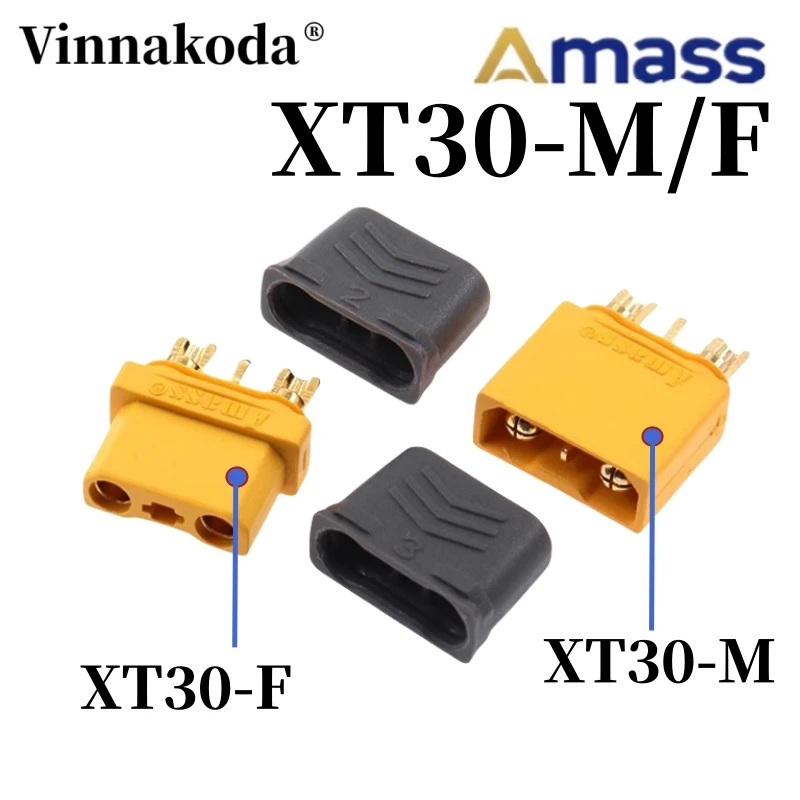 

XT30U with signal pin male and female plug ICX301 aircraft model electric power battery charging interface connector