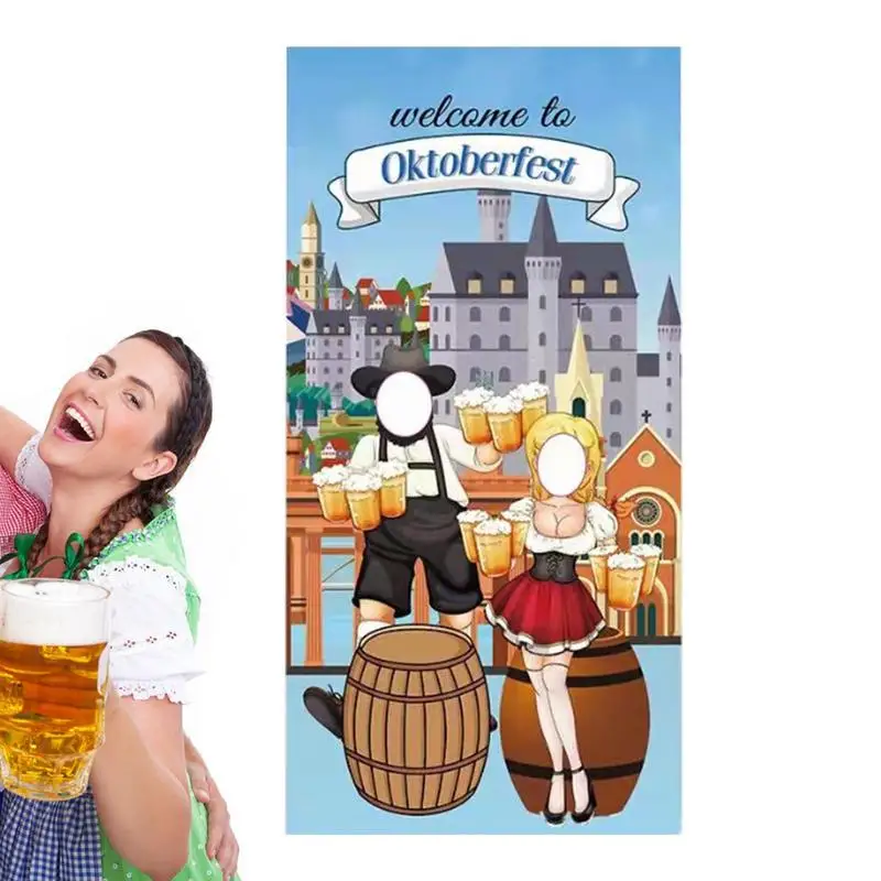 

Oktoberfest Photo Prop Oktoberfest Banner Props Backdrop 6 X 3.3ft Giant Fabric Oktoberfest Party Decorations Funny Games