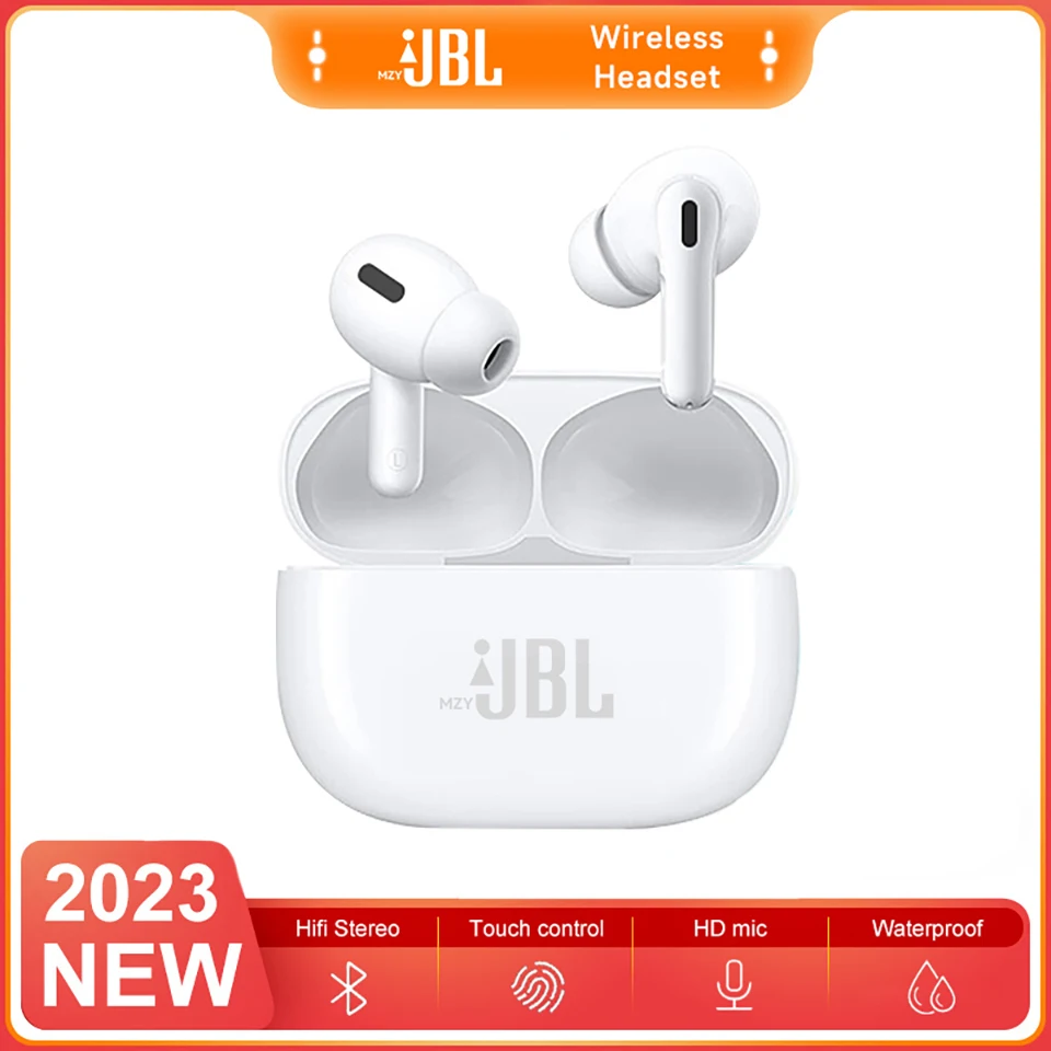 

mzyJBL TWS Bluetooth Wireless Earphone Waterproof Headphones Sport Wireless Ear Buds With Microphone for Work Computer