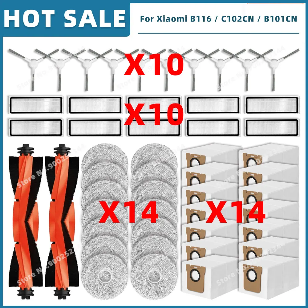 

Совместимость для Xiaomi Mijia Omni 1S B116 / Omni 2 C102CN / B101CN Запасные части Расходные материалы Фильтр с боковой щеткой для швабры