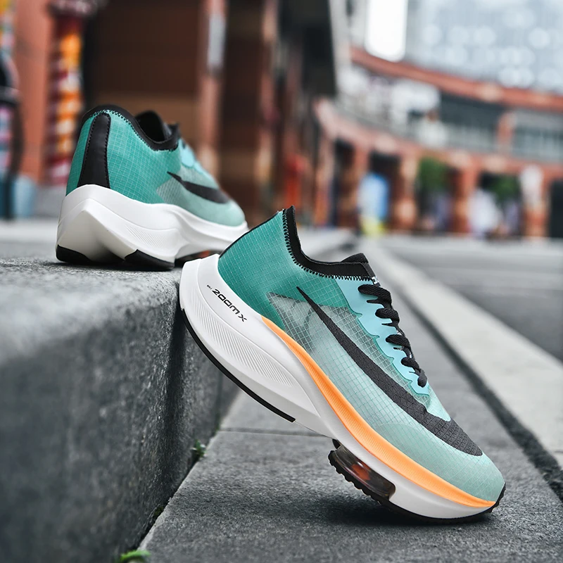 Men sneaker Lightweight Cushioning Outdoor Road Running Shoes Sport Shoes Elastic Women Walking Tenis Masculino Zapatilla Hombre