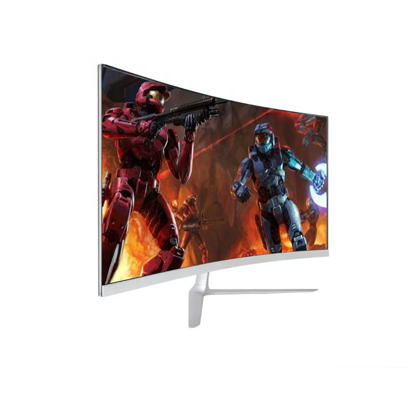 

24 inch FHD 1080P u-ltra wide curved lcd pc gaming monitor