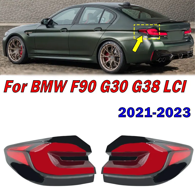 Внешние аксессуары Φ Tail для BMW G30 LCI G38 F90 M5 525i 530i 535i 540i 2021-2023 Taillight 63218493811 63218493812