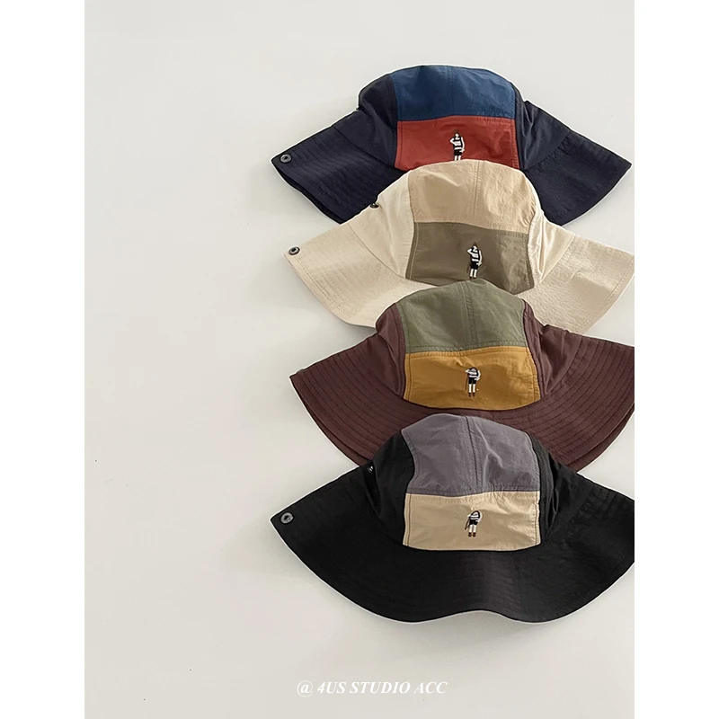 

Color Matching Bucket Hat Men's Summer Quick-Drying Sun-Proof and Breathable Sun Hat Women's Outdoor Mountaineering Camping Hat