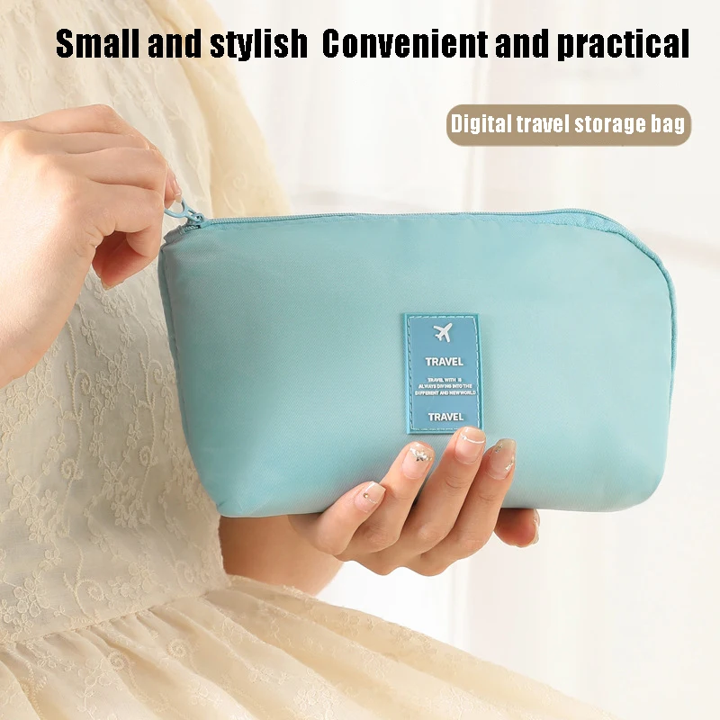 

Дорожная деловая сумка для хранения цифровых устройств, многофункциональная портативная дорожная сумка для мобильного телефона с кабелем питания и зарядным устройством