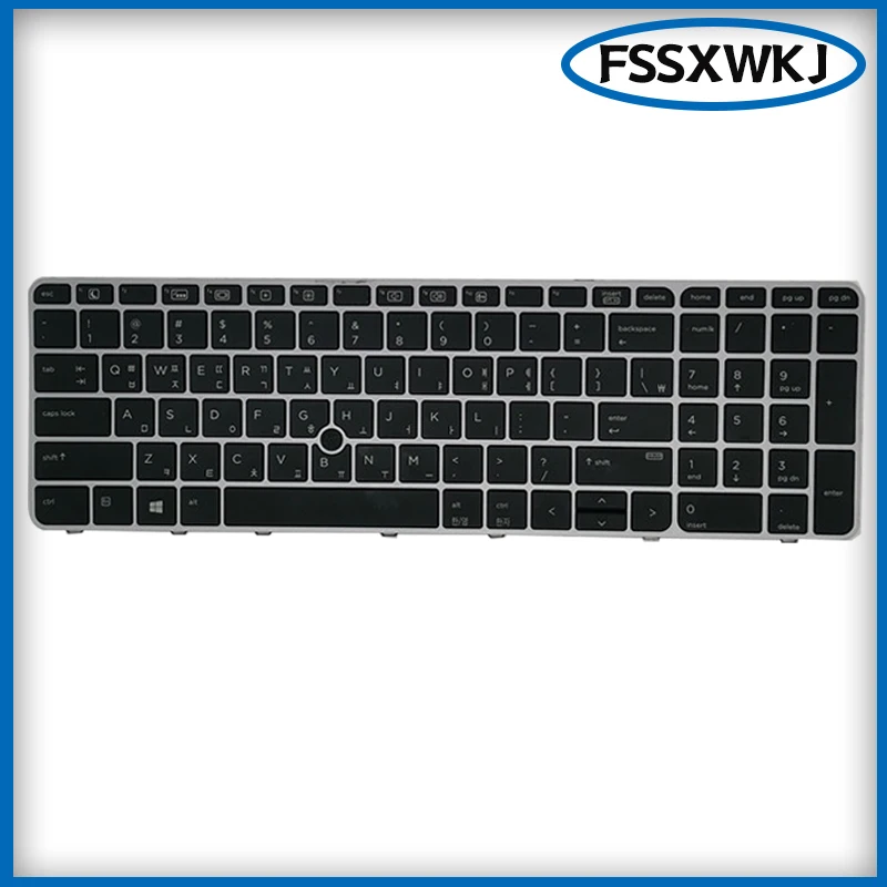 Клавиатура для ноутбука с черной подсветкой HP EliteBook 755 G3 850 ZBook 15u | Компьютеры и