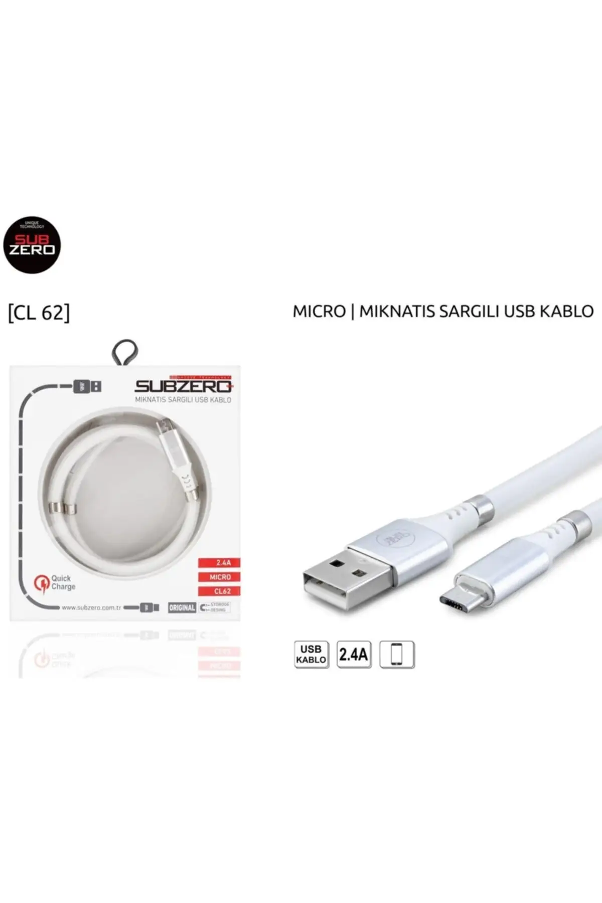 

2.4a (micro) magnet Cable Cl62