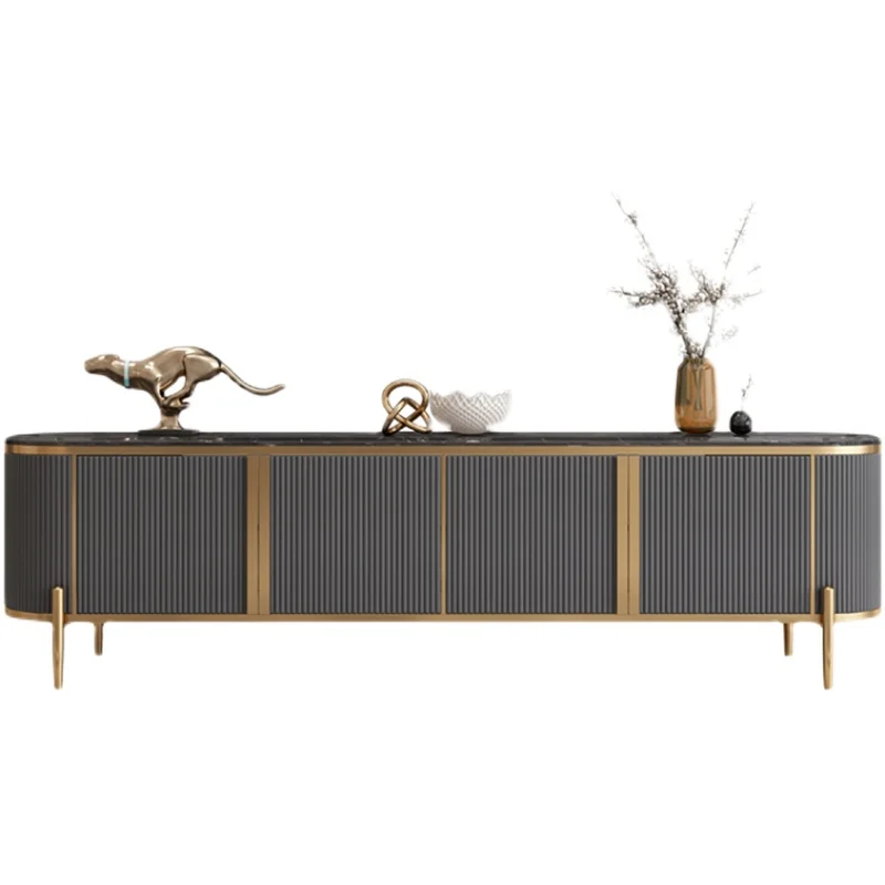 Современный шкаф-органайзер для консоли гостиной в стиле ретро подставка