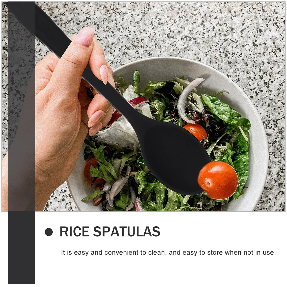 2 шт. силиконовая ложка для еды ресторана кухонные аксессуары домашние ложки риса