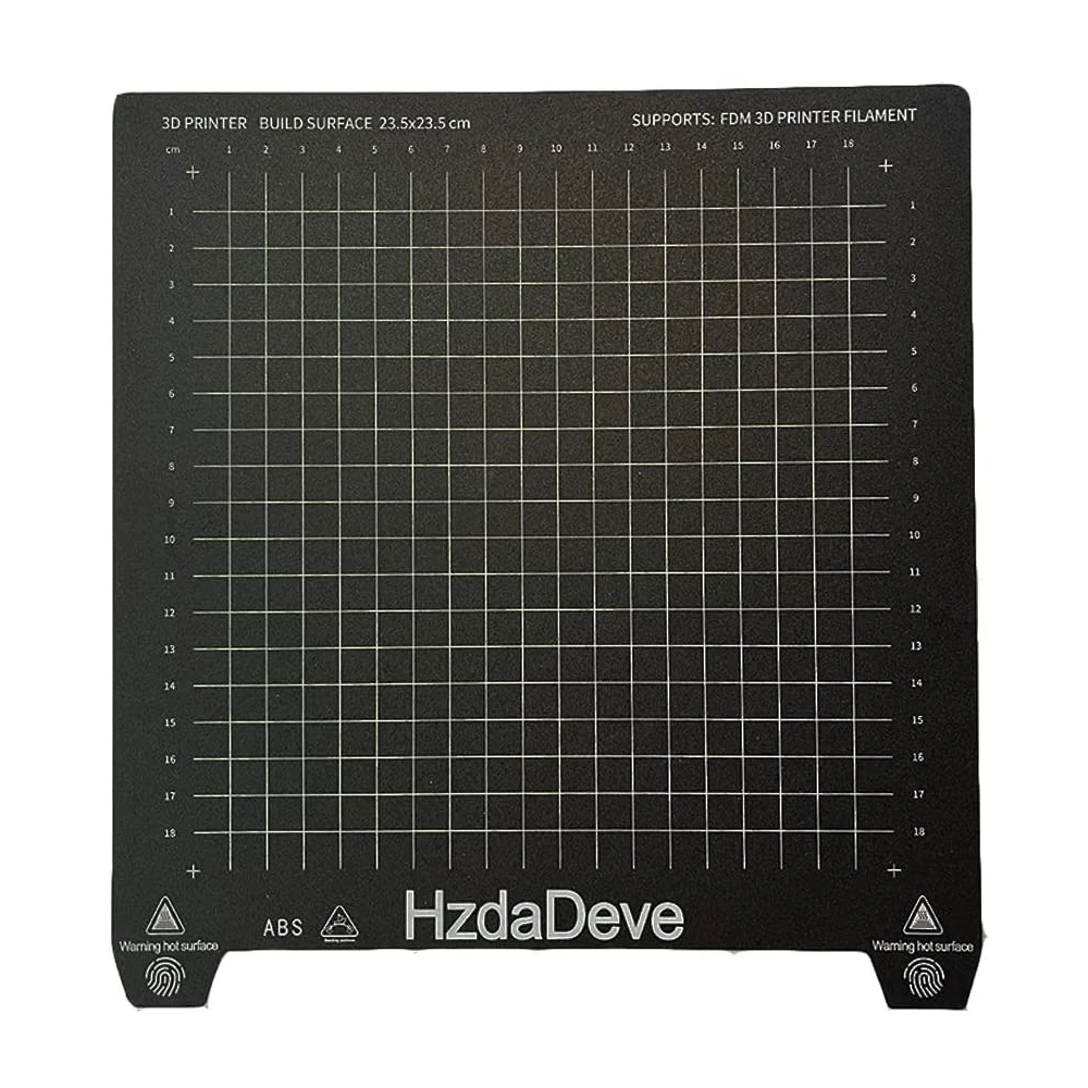 

3D принтер HzdaDeve Ender 3 S1 Pro V2 235x235 мм, ПЭТ Магнитная кровать, стальная пластина, основание, строительная поверхность для PLA ABS нити