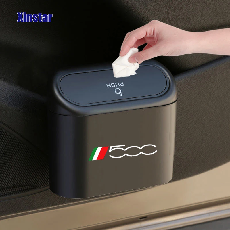 Пластиковая мусорная корзина для авто Fiat Panda 500 500x 500l TIPO PUNTO BRAVO Stilo Decal Accessories