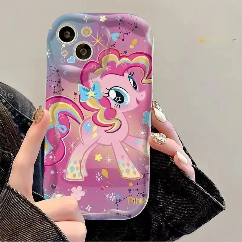 Чехол для телефона My Little Pony Twilight Sparkle Pinkie Pie Cartoon Kawaii iPhone15/14/13/12/XR/XSMAX мягкий защитный