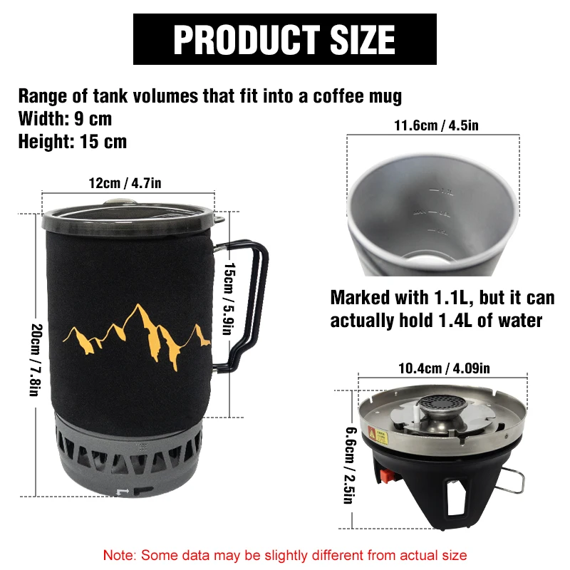 Портативная Уличная Плита WESTTUNE С Теплообменником Пропановая Газовая Для Пеших