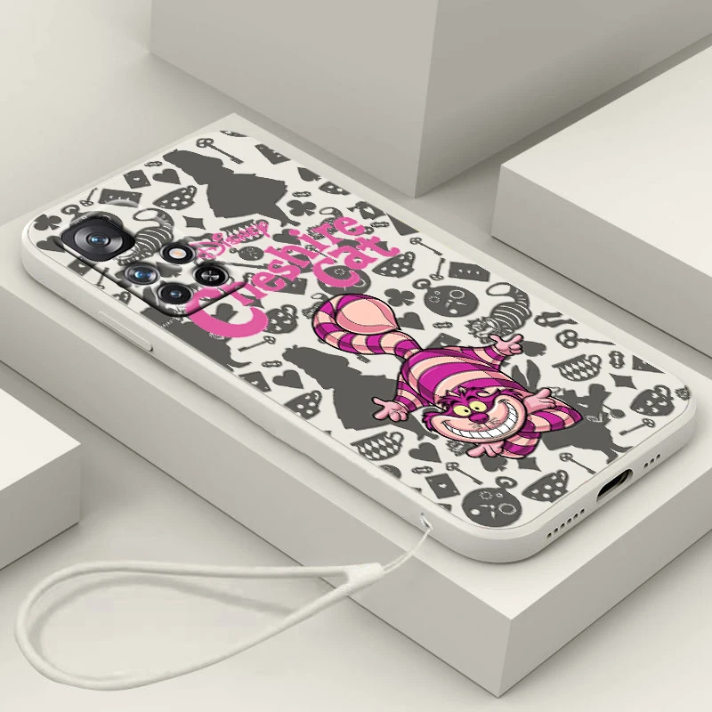 

Disney Cat Miraculous Cat For Redmi K60 K50 K40 K30 K20 10C X 9C T AT A 8A 7A Gaming Pro Plus Liquid Rope Silicone Phone Case