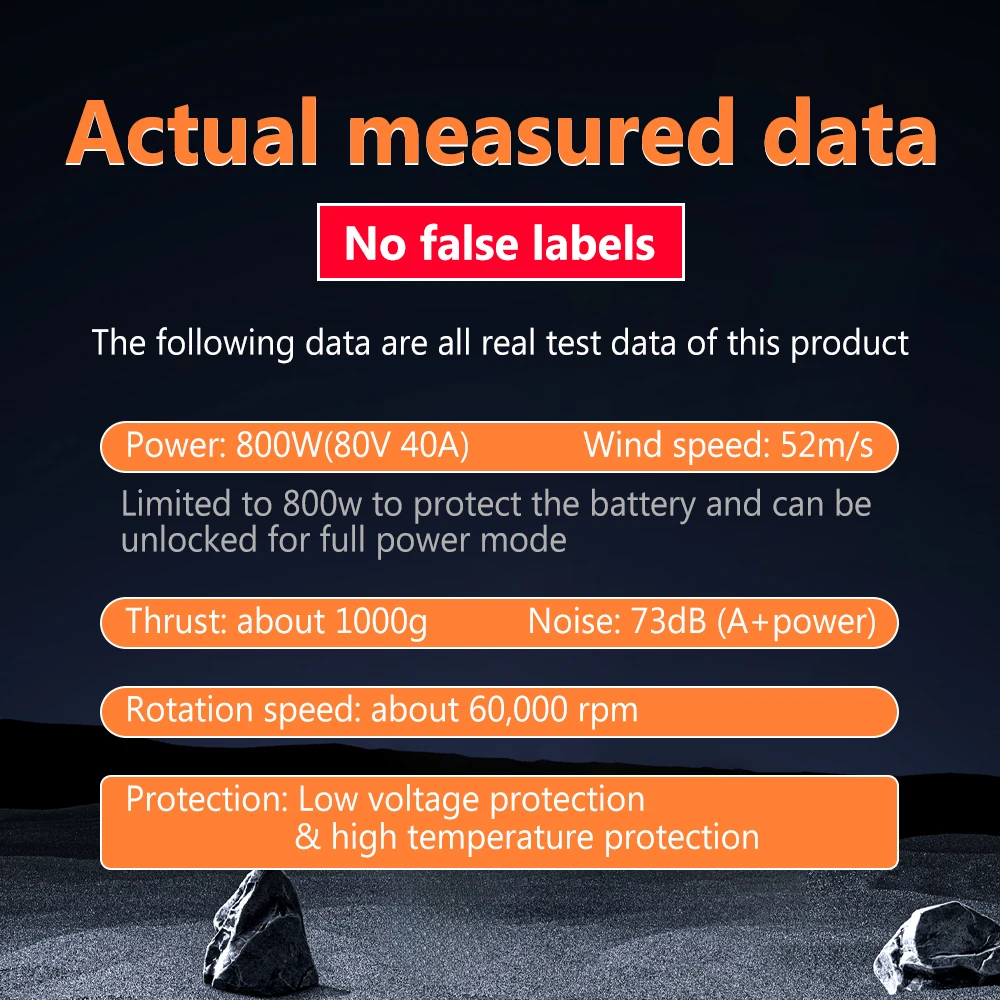Автомобильный турбо-вентилятор мини бесщеточный двигатель воздуходувка 50 мм