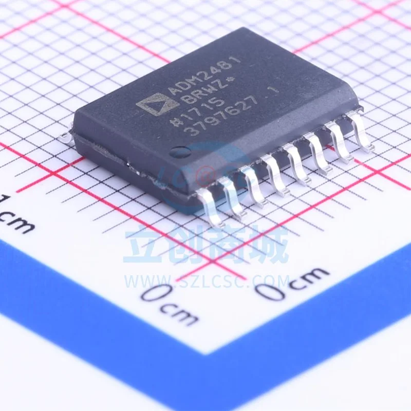 

10 шт./партия ADM2481BRWZ ADM2481BRW ADM2481 DGT ISO 2,5 кв RS422/RS485 16soic Новый и оригинальный