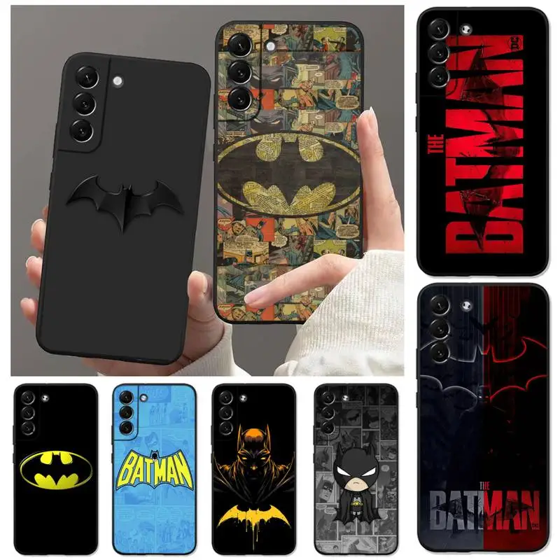 Купи DC Superhero Batman Phone Case for Samsung Galaxy S22 S21 Ultra S20 FE S10 S9 Plus 5G lite 2020 Soft Funda Cover за 120 рублей в магазине AliExpress