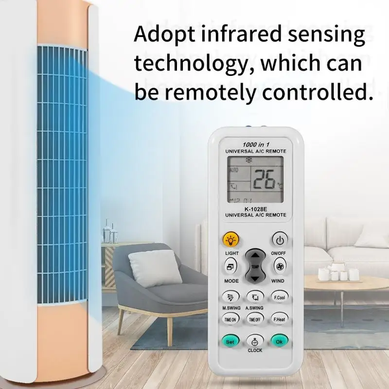 

Lcd Air Conditioner Remote Control Low Power Consumption Air-conditioner Remote User Friendly Low Power Remote Control Efficient