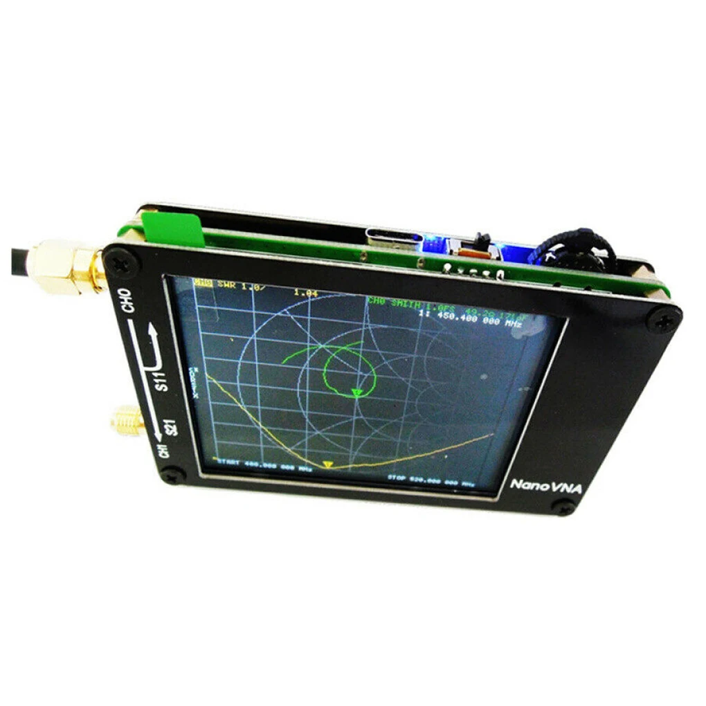 50KHz-900MHz Vector Network Analyzer MF HF VHF Antenna Analyzer Standing Wave Measuring Instrument