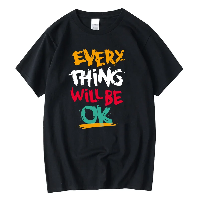 

XIN YI Men's High Quality T-shirt 100% Cotton Funny Street Fashion Design Print Summer Loose Short Sleeve for Men T-Shirt Male