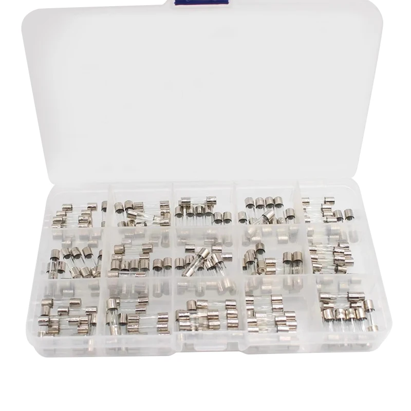 150 Шт. Различные Стеклянные Предохранители Быстродействующие 5*20 Мм