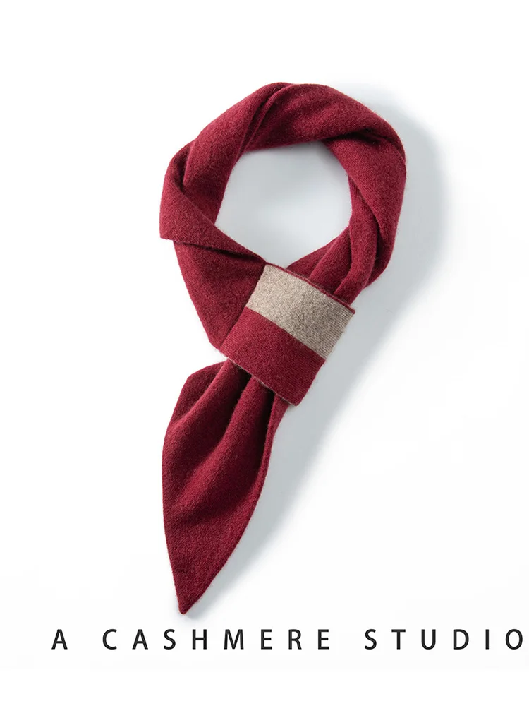 Женский кашемировый шарф с отверстиями