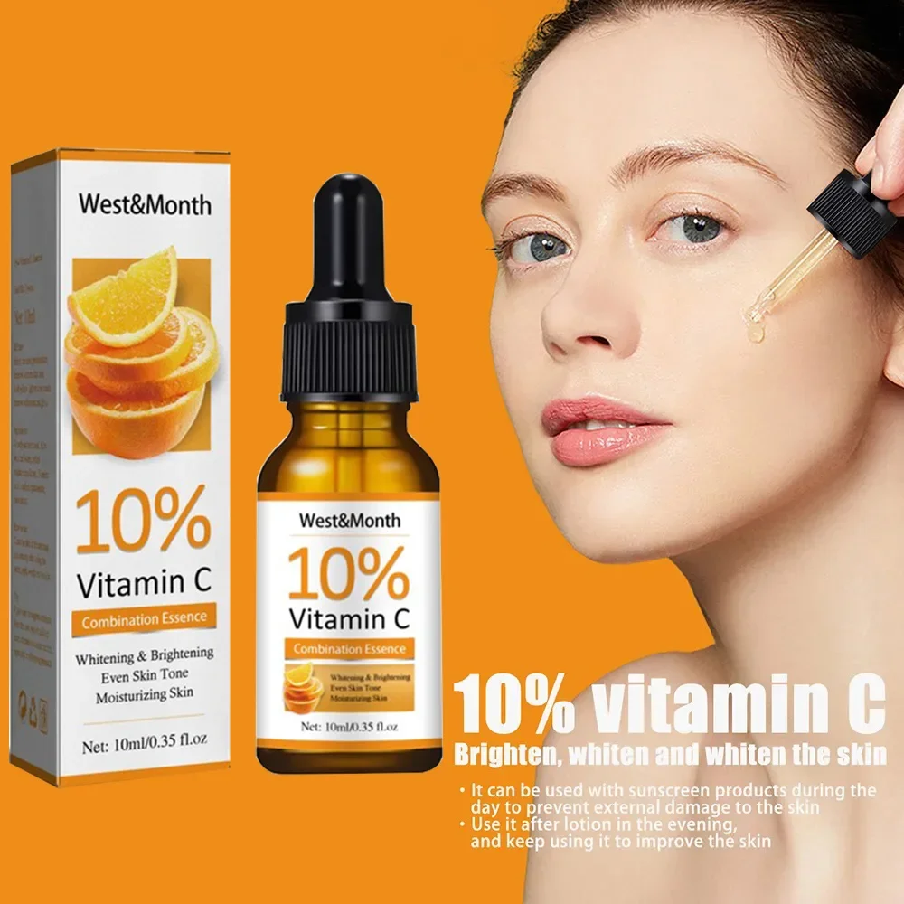 

Vitamin C Face Whitening Serum Spot Serum Hyaluronic Acid to remove dark spots pigment for women Korean skin care cosmetics