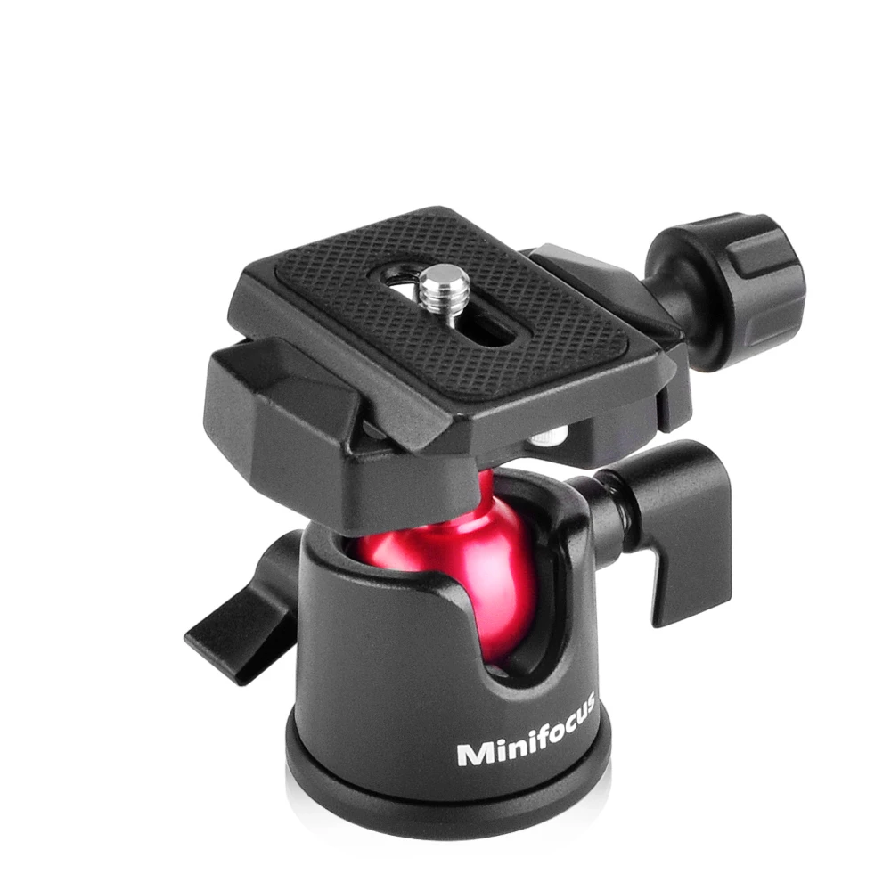 

Tripod BallHead 360 Degree Rotating Panoramic Ball head w 1/4 Quick Shoe Plate for DSLR Camera Video Camcorder Tripod Monopod