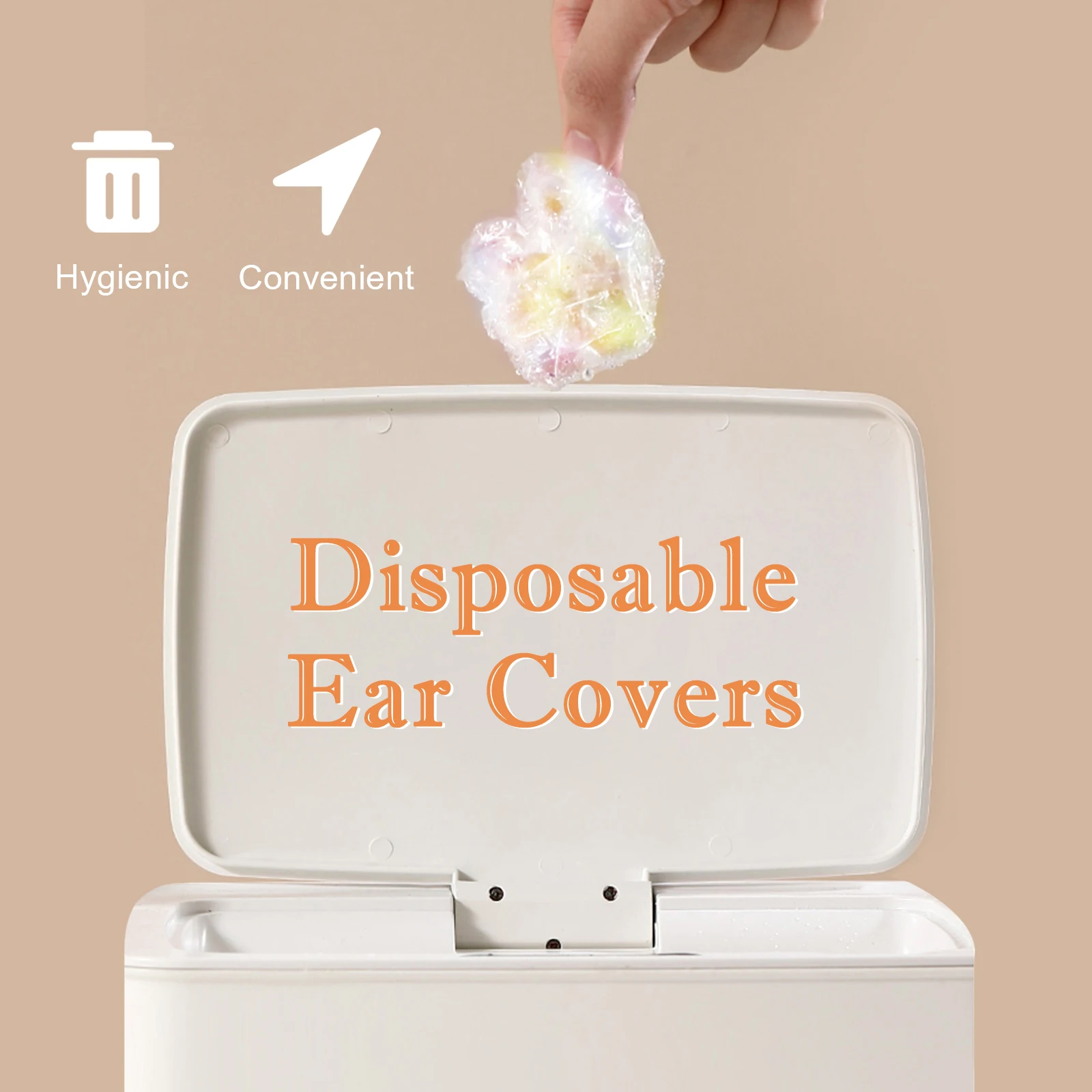 

300PCS Ear Protectors Beauty Hair Earmuffs Ears Cover Good Sealing