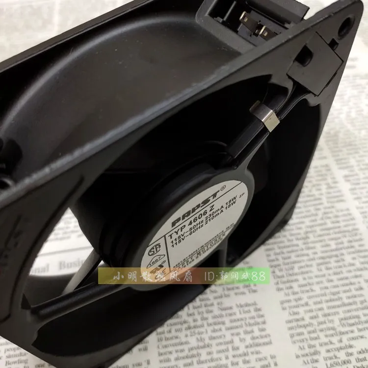 

GERMANY PAPST TYP4606Z 12CM12038 115V 19 / 18W DOUBLE BALL BEARING COOLING FAN