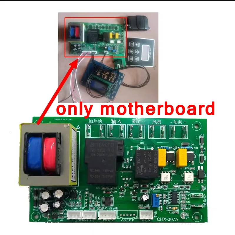 

CHX-302B CHX-307A 1500 Вт 3000 Вт пульт дистанционного управления туманная машина с постоянной температурой электронная туманная машина материнская плата