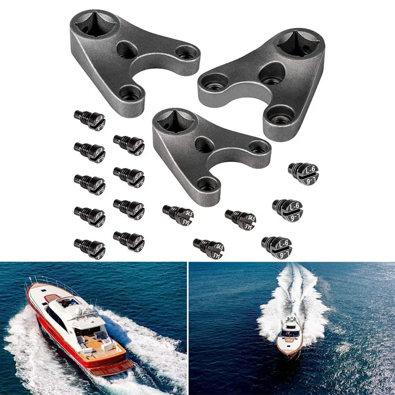 Boat Parts Tilt Pin Wrench Set MT0004 & MT0006 & MT0009 Fits for All Seastar Yamaha Suzuki Johnson Evinrude Hydraulic End Caps