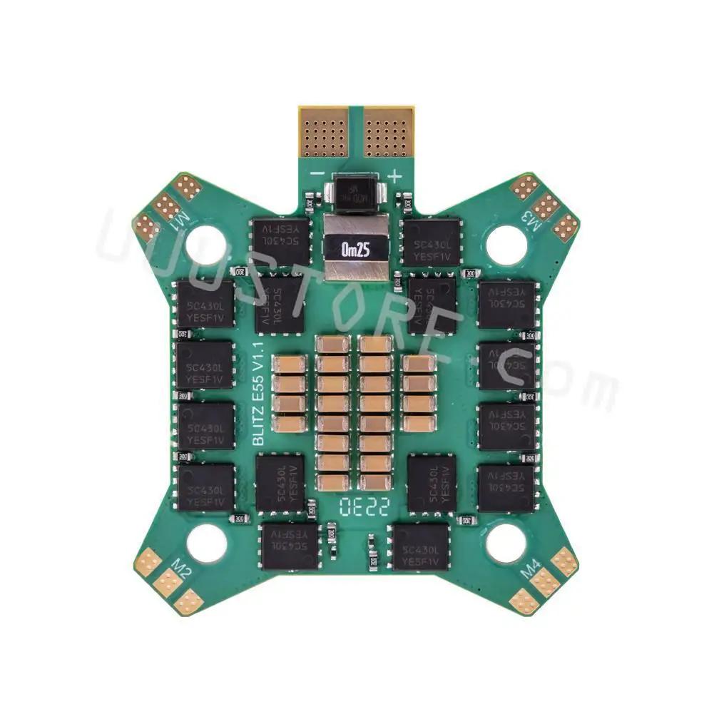 

IFlight BLITZ E55 V1.1 65A 2-6S blheli _ 32 4-в-1 ESC поддержка DShot150/300/600/1200/MultiShot/OneShot для FPV радиоуправляемого дрона