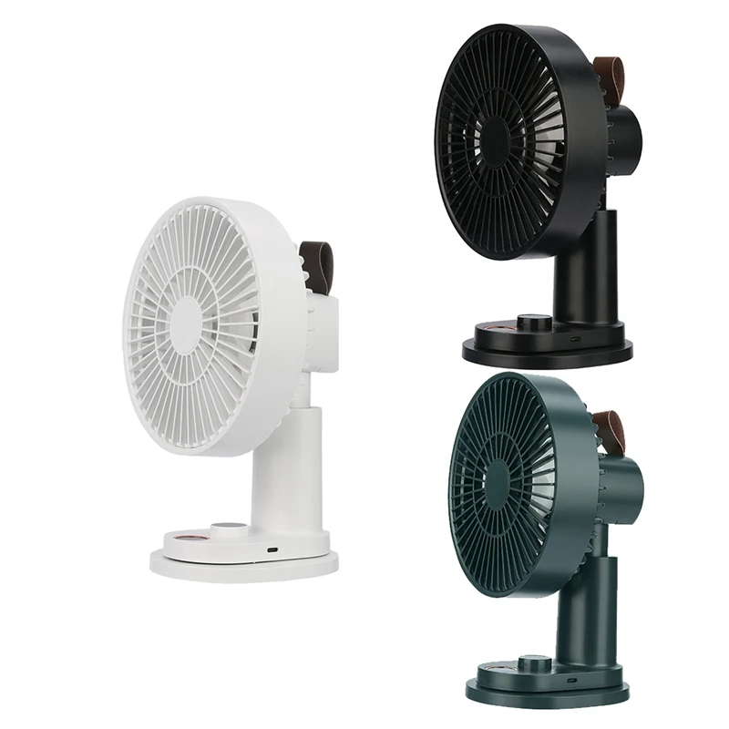 

Настольный маленький портативный вентилятор для студенческого общежития, электрический вентилятор с вращающейся головкой и дистанционным управлением, белый