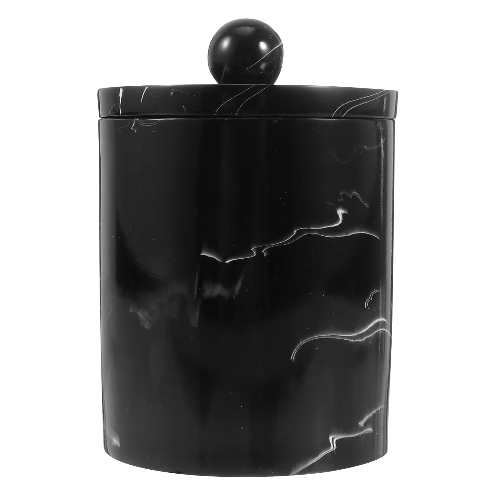 

Cotton Box Holder Storage Toothpick Makeup Swab Jarorganizer Bottle Case Dispenser Pad Orgnizer Container Resintip Vanity