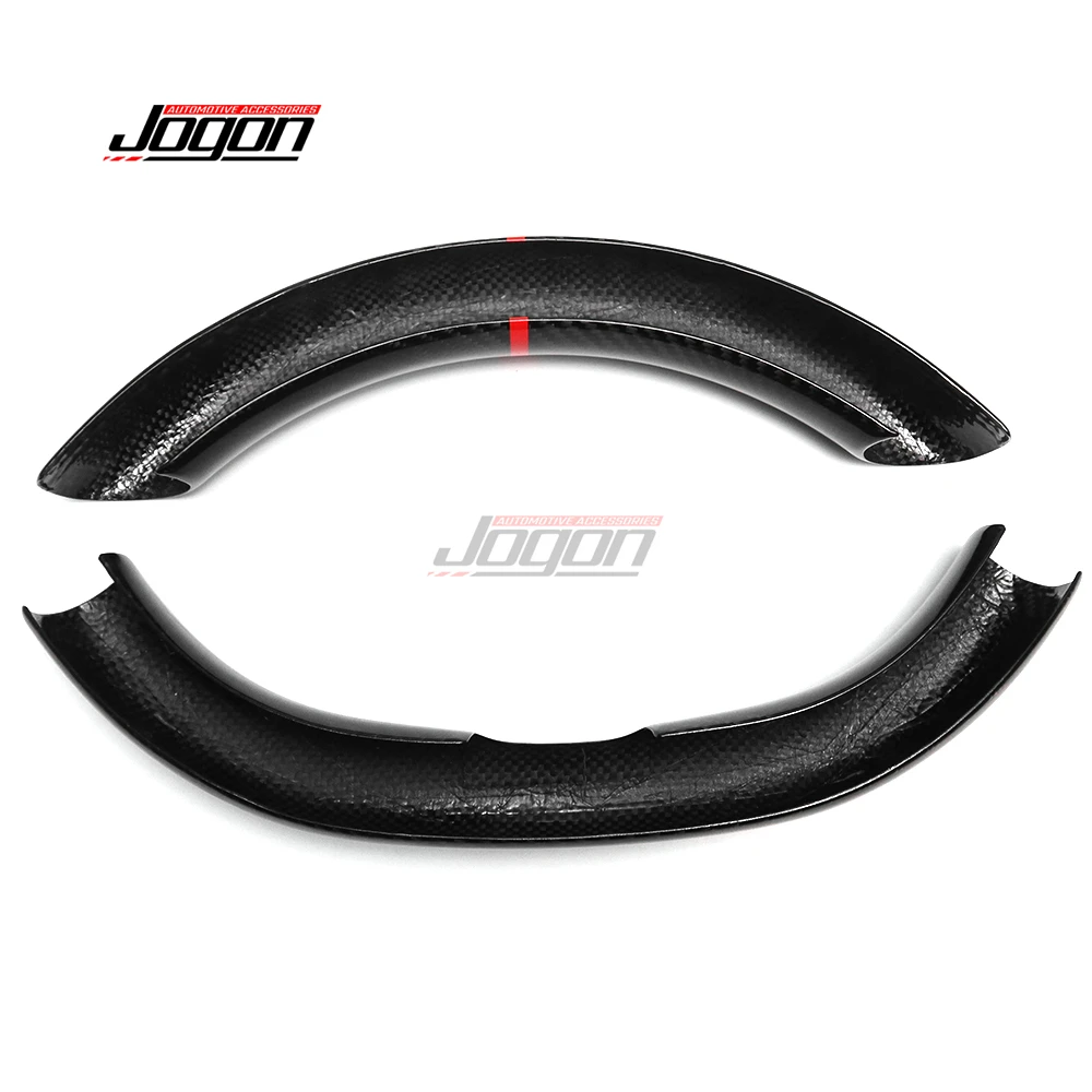 Красная линия для Tesla Model 3 2024 наклейка-бустер рулевого колеса из углеродного