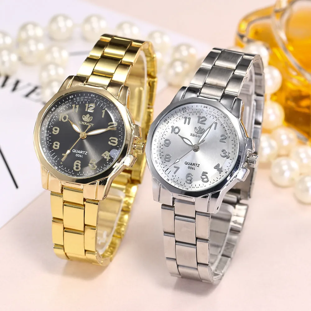 

Casual Quartz Stainless Steel Band Newv Strap Watch Analog Wrist Watch Relogio Masculino Luxury Women Rose Gold Watch for Women