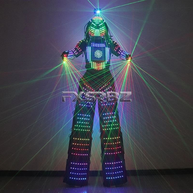 Полноцветный пиксельный фотокостюм костюм светодиодный платье одежда хомуты