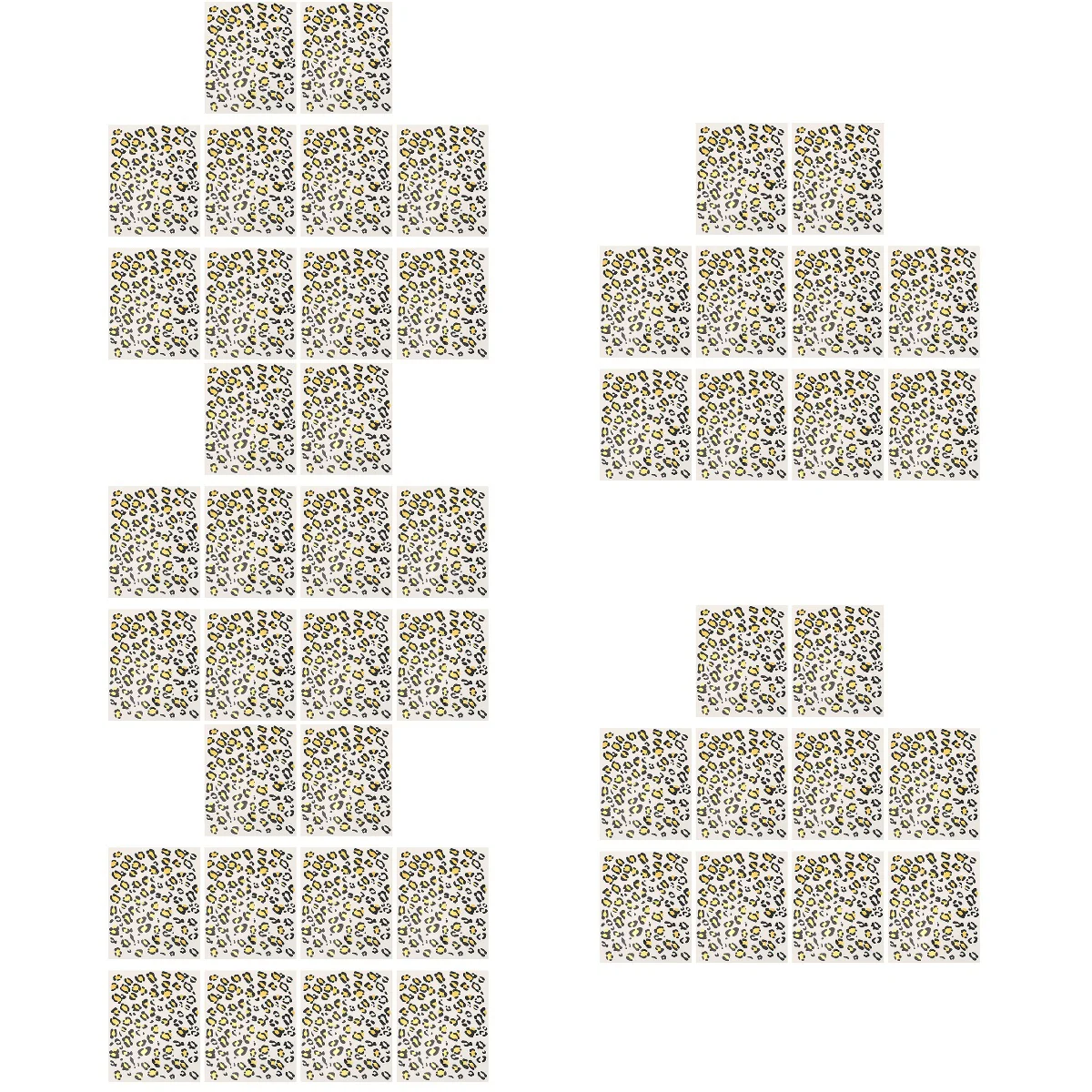 

50 Sheets Festival Personalized Adults Photo Prop Leopard Tattoos for Temporary Tattoos Stickers Temporary Leopard Tattoos